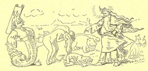 Ilustracja Alfreda Le Pete (1841-1909) w Gros-Jean i jego uzdrowieniu autorstwa Alfred Le Petit