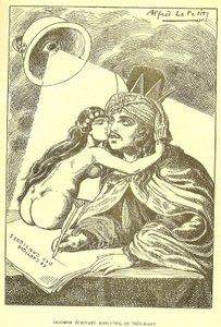 Ilustracja Alfreda Le Pete (1841-1909) w Gros-Jean i jego parafii