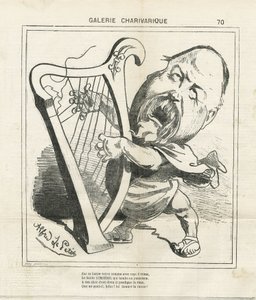 Ilustracja Alfreda Le Pete (1841-1909) w Le Charivari autorstwa Alfred Le Petit