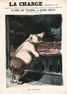 Szarża (1870), nr 15, Satyryczny w kolorze autorstwa Alfred Le Petit