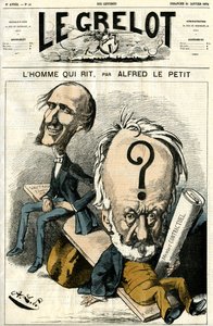 Victor Hugo i Człowiek, który się śmieje. Karykatura