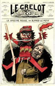katolicki ksiądz machał małą figurką autorstwa Alfred Le Petit