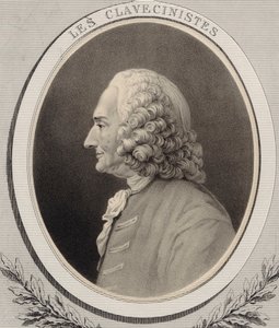 Portret kompozytora Jean-Philippe Rameau 1683-1764.