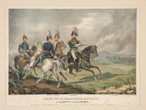 Gen. Wm. H. Harrison i personel autorstwa Alfred M. Hoffy
