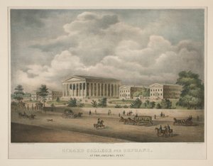 Girard College dla sierot - w Filadelfii, Penna. autorstwa Alfred M. Hoffy