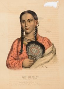 RANT CHE WAI ME. KOBIETA LATAJĄCA ŚWINIA, z Historii plemion indiańskich Ameryki Północnej autorstwa Alfred M. Hoffy