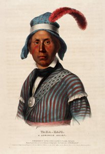 Yaha-hajo. Wódz Seminoli. autorstwa Alfred M. Hoffy