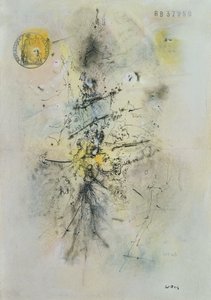 Stemplowany arkusz papieru autorstwa Alfred Otto Wolfgang Schulze Wols