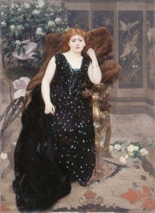 Portret Jaane Hading autorstwa Alfred Roll