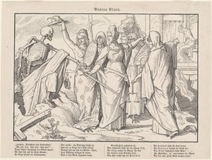 Również Taniec Śmierci I autorstwa Alfred Rethel