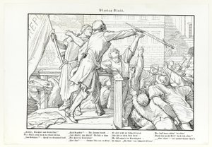 Również Taniec Śmierci, płyta IV autorstwa Alfred Rethel