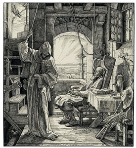 Śmierć jako przyjaciel, 1851. autorstwa Alfred Rethel