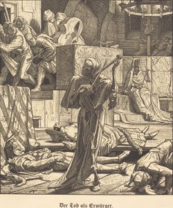 Śmierć jako Dusiciel autorstwa Alfred Rethel