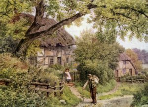 Pas drogowy w Houghton, Sussex autorstwa Alfred Robert Quinton
