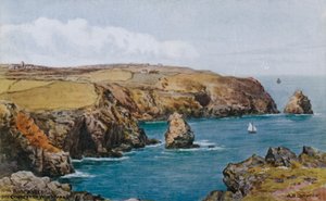 Boscastle, wybrzeże od Willapark P autorstwa Alfred Robert Quinton