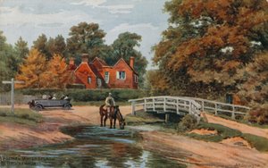 Splash wody Brockley, Brockenhurst autorstwa Alfred Robert Quinton
