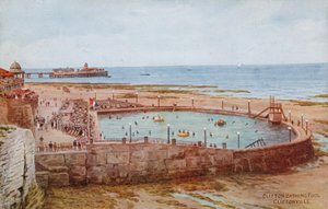 Basen kąpielowy Clifton, Cliftonville autorstwa Alfred Robert Quinton
