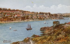 Fowey, z zamku Polruan