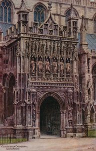Katedra w Gloucester, ganek południowy autorstwa Alfred Robert Quinton