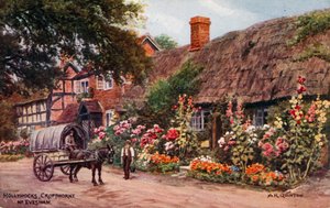 Malwy, Cropthorne, Evesham autorstwa Alfred Robert Quinton
