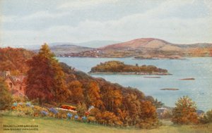 Holme Island i Arnside, z Grange-over-Sands autorstwa Alfred Robert Quinton