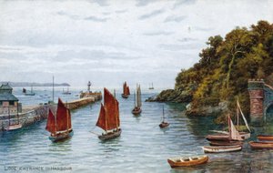 Looe, wejście do portu