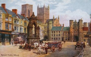 Rynek, Wells (kolor lito) autorstwa Alfred Robert Quinton
