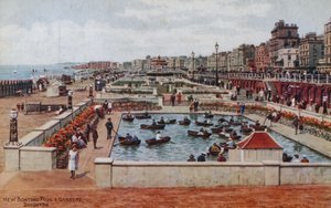 Nowy basen dla łodzi i ogrody, Brighton autorstwa Alfred Robert Quinton