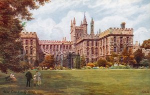 New College w Oksfordzie autorstwa Alfred Robert Quinton