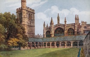 New College w Oksfordzie autorstwa Alfred Robert Quinton