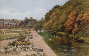Nowa promenada i rzeka Sid, Sidmouth autorstwa Alfred Robert Quinton