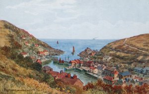 Polperro, ze wzgórza autorstwa Alfred Robert Quinton