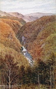 Rheidol Valley, Diabelski Most, Nr. Aberystwyth autorstwa Alfred Robert Quinton
