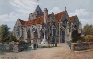 Kościół Mariacki, Rye autorstwa Alfred Robert Quinton