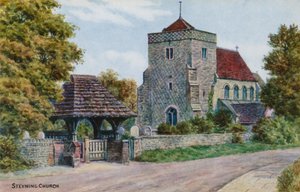 Kościół Steyning autorstwa Alfred Robert Quinton