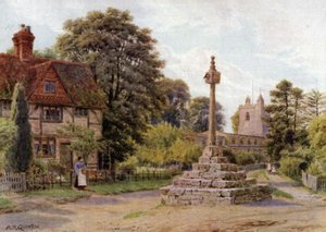 Krzyż, East Hagbourne, Berkshire autorstwa Alfred Robert Quinton