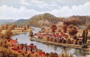 Severn, z Castle Walk, Bridgnorth autorstwa Alfred Robert Quinton