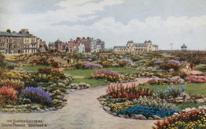 Zatopione ogrody, South Parade, Southsea autorstwa Alfred Robert Quinton