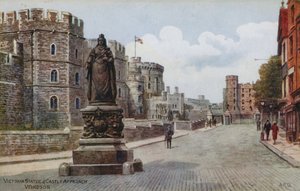 Statua Wiktorii i Podejście do Zamku, Windsor autorstwa Alfred Robert Quinton