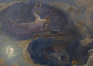 Poezja - Dramat (sufit boczny) autorstwa Alfred Roll