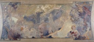 Szkic do Petit Palais, galerie sud: La musique fantastique, między 1906 a 1917 (płótno, olej) autorstwa Alfred Roll