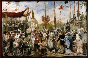 14 lipca 1880 (szkic olejny) autorstwa Alfred Roll