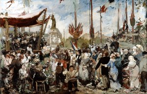 14 lipca 1880, koniec XIX i początek XX wieku. autorstwa Alfred Roll