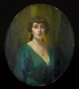 Portret nieznanej kobiety autorstwa Alfred Rudolfowitsch Eberling