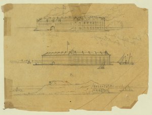 Fort Sumter autorstwa Alfred Rudolph Waud