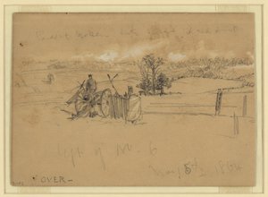 Na lewo od nr 6 autorstwa Alfred Rudolph Waud