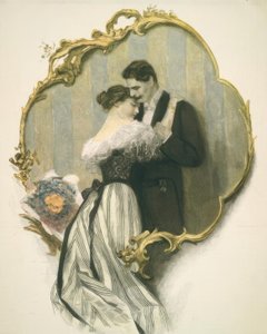 Zaręczynowy pocałunek autorstwa Alfred Schwarz