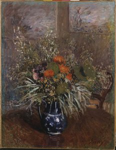 Bukiet kwiatów autorstwa Alfred Sisley