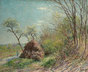 Na skraju lasu-Les Sablons autorstwa Alfred Sisley