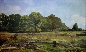 Aleja kasztanów w La Celle-Saint Cloud autorstwa Alfred Sisley